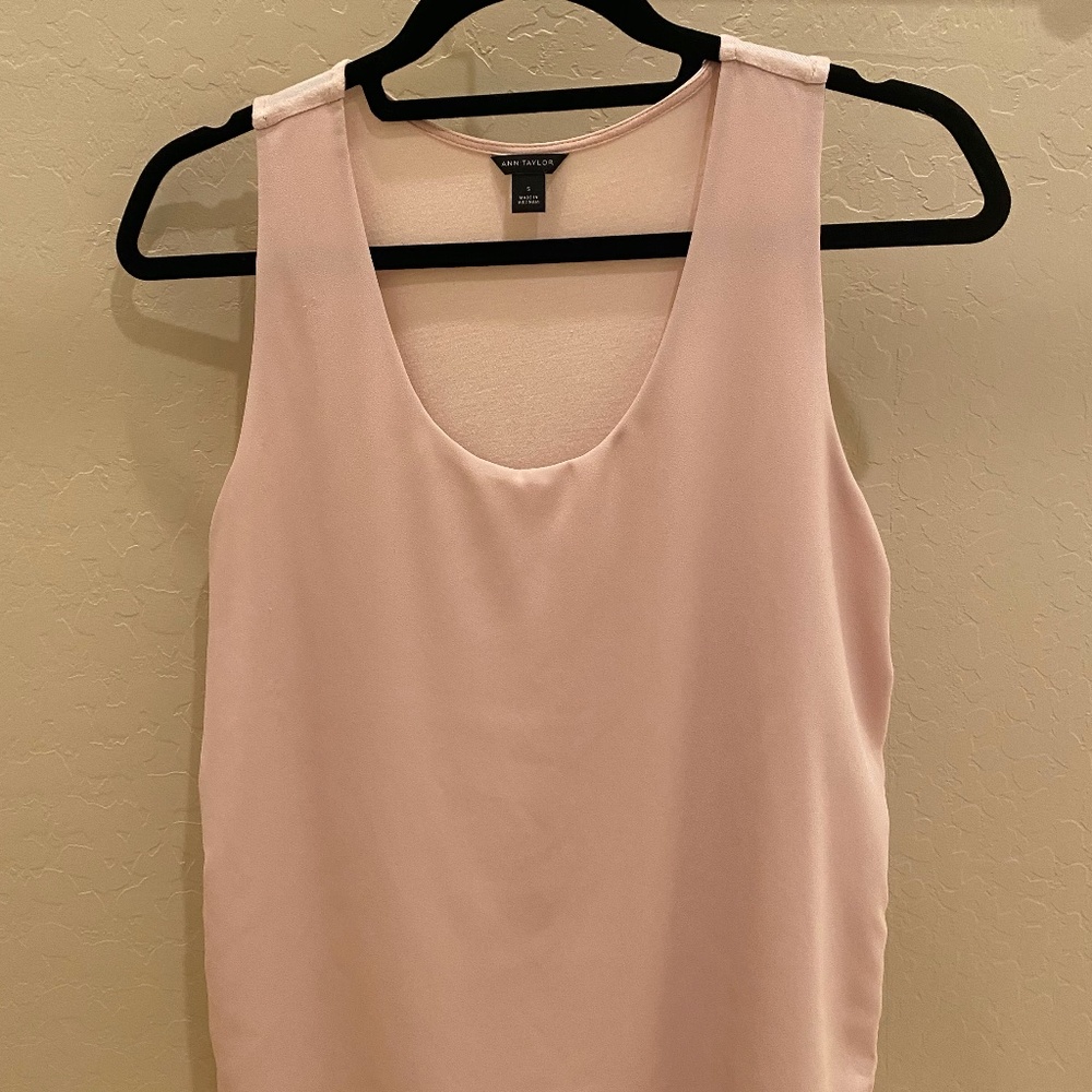 Ann Taylor Mixed Jersey Tank